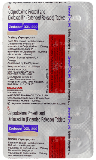Zedocef Dxl 200 Tablet 10